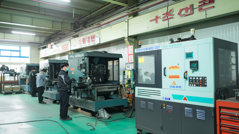 기존 공장 설비 운영